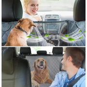 WATERPROOF PET CAR BACK SEAT PROTECTOR WITH MESH POCKET – view 2