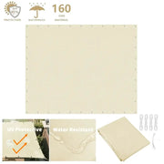 Waterproof Sunshade Sail – Square & Rectangle (4 colours available) – view 14