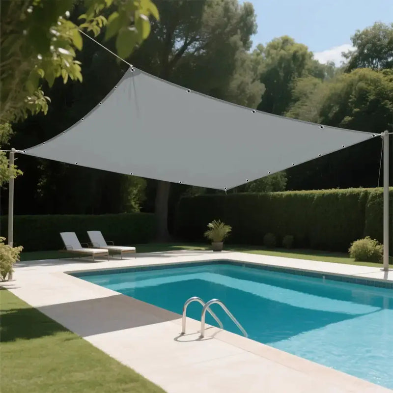 Waterproof Sunshade Sail – Square & Rectangle (4 colours available) – view 10