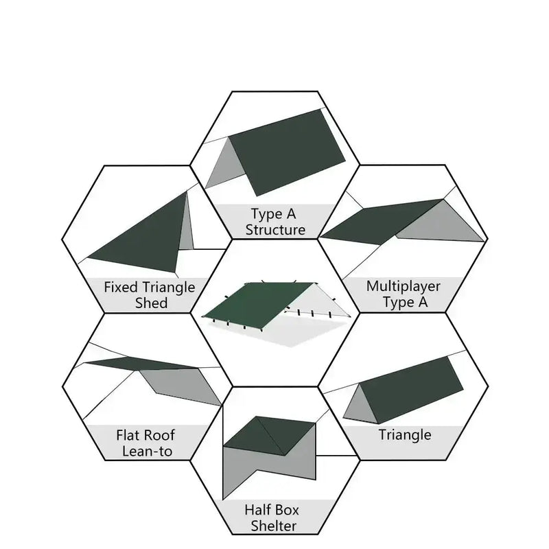 Waterproof Tarp with 19 Hang Points (3 different types available) – view 24