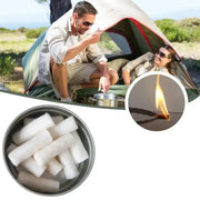 Habicare SS Wax Braided Paraffin Swabs Habicare Wax Braided Paraffin Fire Starters with Tin
