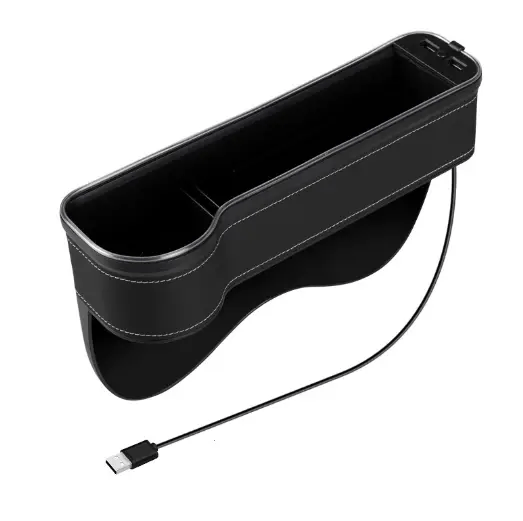 2PCS LED Car Seat Gap Filler Organizer with Charging Function – view 4