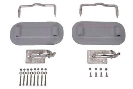 Weaver RBD-100 Dinghy Davits Snap Davits for Inflatable and Hard Bottom Dinghies on Stern Platforms for Sailboats