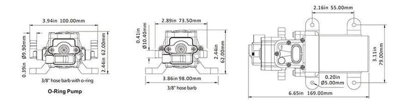 SEAFLO 12V Water Pump Trailer Caravan Camping Boat – view 6