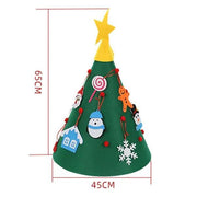 salelink.co.nz Unbranded DIY Felt Christmas Tree Set DIY Felt Christmas Tree Set (PR5126 (5)) | Action Outdoors NZ