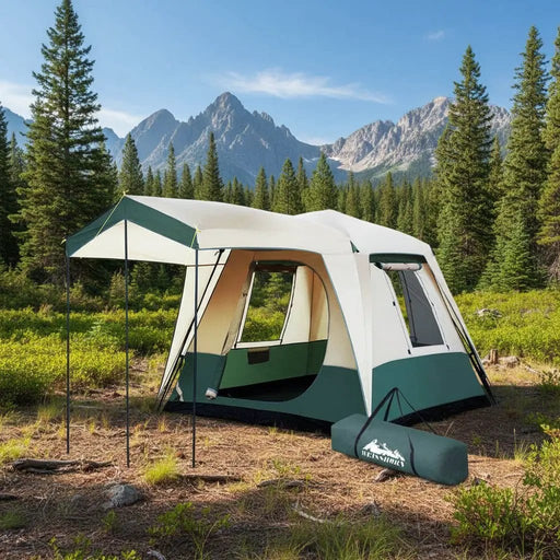 Weisshorn 4-Person Family Dome Tent | Quick Setup Camping Tent – view 2
