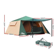 Weisshorn 8-Person Dome Tent | Easy Setup Camping Tent – view 3