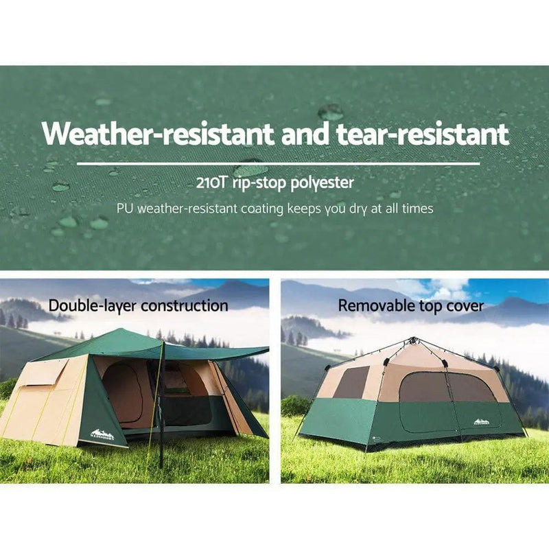 Weisshorn 8-Person Dome Tent | Easy Setup Camping Tent – view 6