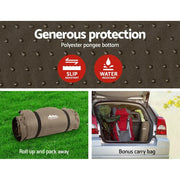Weisshorn Self Inflating Mattress Camping Sleeping Mat Air Bed Single Coffee – view 6