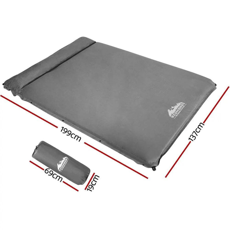 SportZone.co.nz Outdoor > Camping Weisshorn Self Inflating Mattress - Grey Weisshorn Self Inflating Mattress - Grey