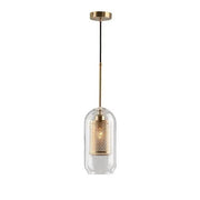 salelink.co.nz Unbranded Hanging Lamp Pendant Light Brass Pendant Light Glass Bell Shade E27 40W