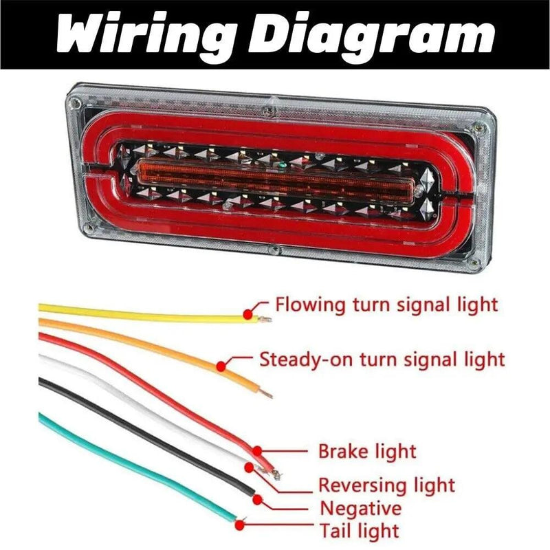 salelink.co.nz Unbranded 24V LED Tail Lights Trailer Lights 24V LED Tail Lights for Trailers and Trucks