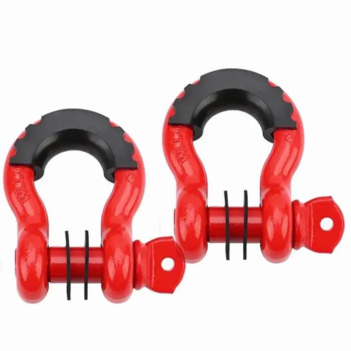 salelink.co.nz Unbranded 2 Pack D Ring Shackle 3/4" with 7/8" Screw Pin Two Pack D Ring Shackle Three Quarter Inch Screw Pin