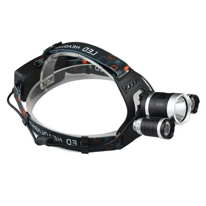 salelink.co.nz Unbranded Headlamp LED Headlight Head Torch Flashlight Rechargeable 1000LM LED Headlamp With 3 XML T6 Beams