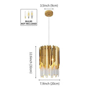 salelink.co.nz Unbranded Modern Crystal Pendant Light Gold Modern Crystal Pendant Light Gold | Action Outdoors NZ