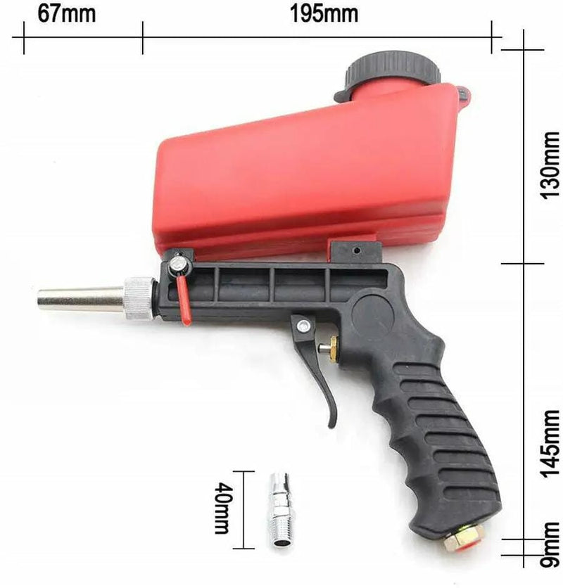 Sandblasting Gun Rust Removal Sand Blaster – view 4