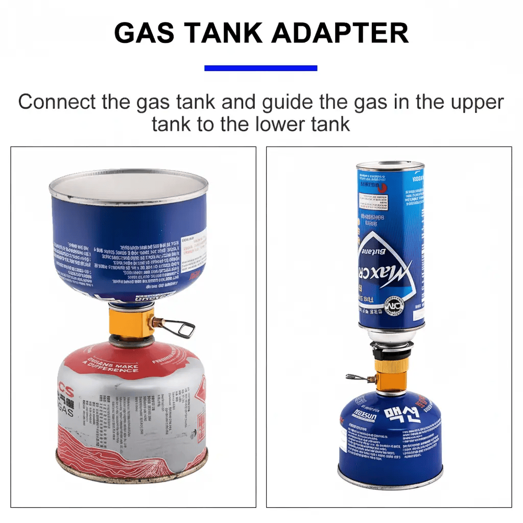 Widesea Camping Stove Propane Refill Adapter - Gas Burner Refill System | Camping Equipment – view 1