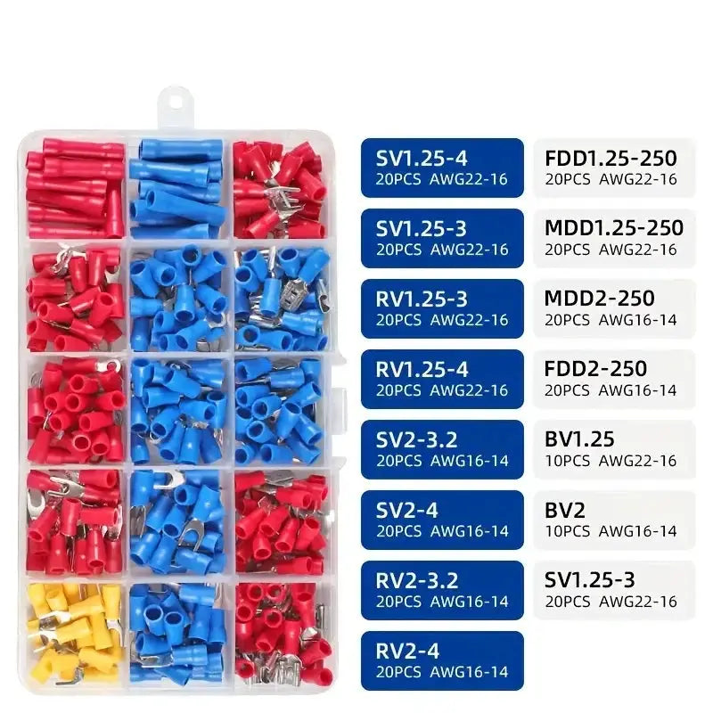 Habicare HBC Wire Crimping Tool & Connector Assortment Kit Wire Crimping Tool & Connector Assortment Kit