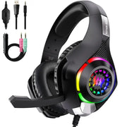 Habicare 9eight5 Wired 3.5mm Gaming Headset with Mic – PC/PS4/PS5/Xbox Wired 3.5mm Gaming Headset with Mic – PC/PS4/PS5/Xbox