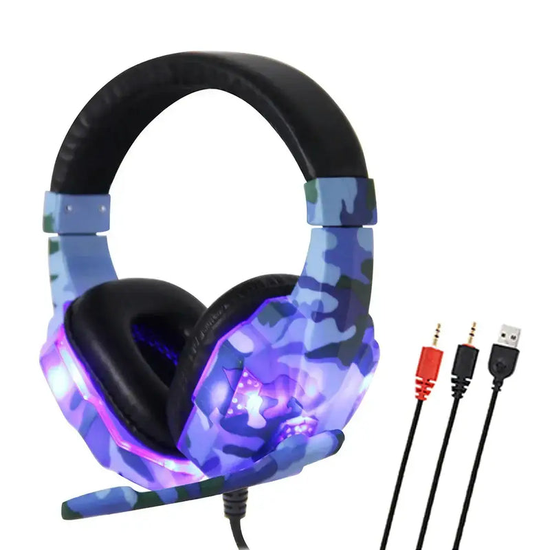 Wired Gaming Headset with Mic & LED (2 colours available) – view 2