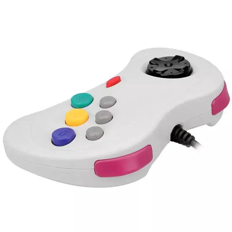 Wired Sega Saturn Controller – Classic USB Gamepad (available in Black & White) – view 4