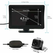 Habicare HBC Wireless 4.3" Rear View Monitor & Parking Kit Wireless 4.3" Rear View Monitor & Parking Kit