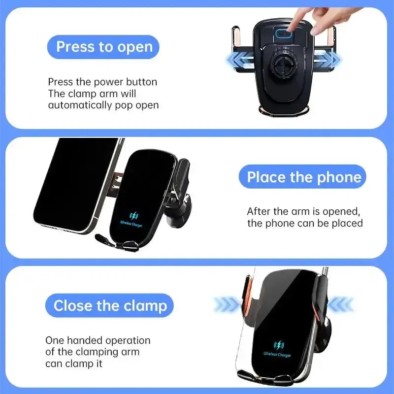 Habicare 9eight5 Wireless Car Charger – 15W Wireless Car Charger – 15W
