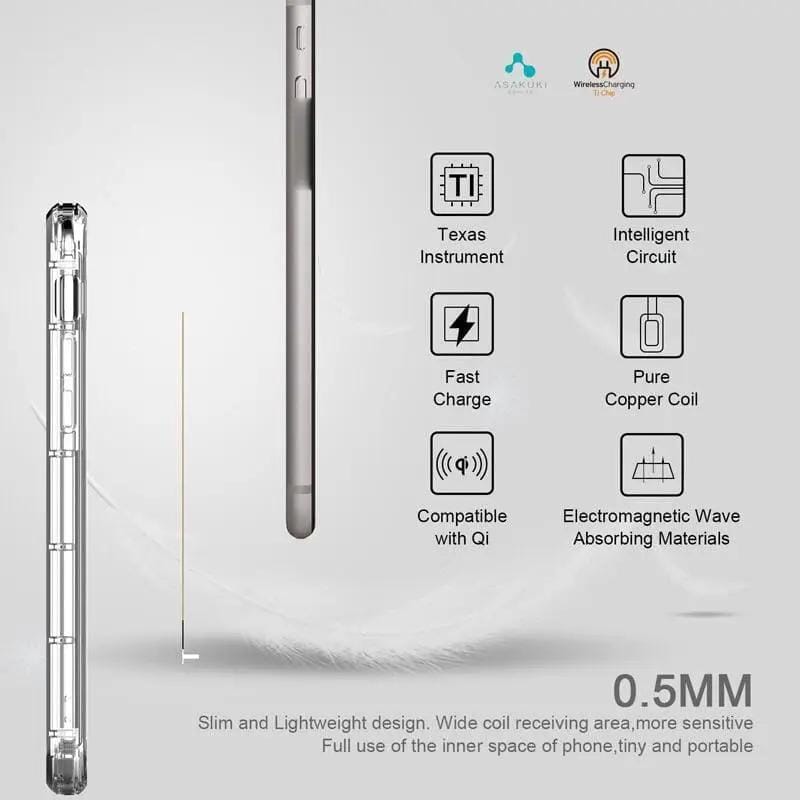 9eight5 Phone/Tablet Accessories Wireless Charging Receiver - iPhone Wireless Charging Receiver - iPhone