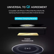 9eight5 Phone/Tablet Accessories Wireless Charging Receiver - Type C Devices Wireless Charging Receiver - Type C Devices