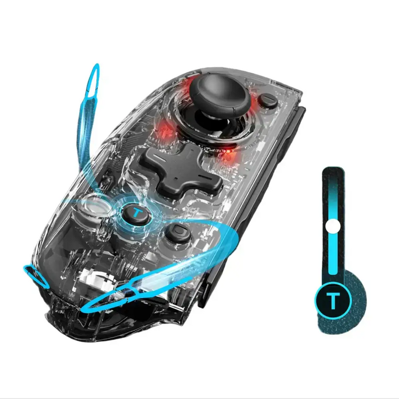 Habicare 9eight5 Wireless Joypad – 8-Color LED, Turbo, Vibration Wireless Joypad – 8-Color LED, Turbo, Vibration