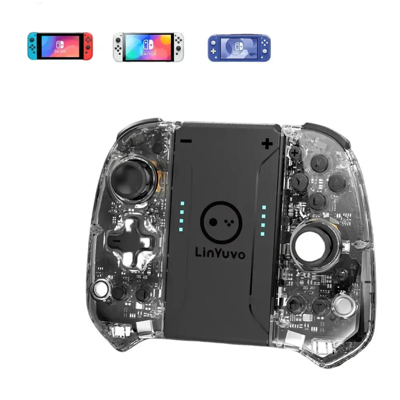Habicare 9eight5 Wireless Joypad – 8-Color LED, Turbo, Vibration Wireless Joypad – 8-Color LED, Turbo, Vibration