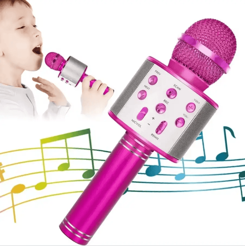 Wireless Bluetooth Karaoke Microphone– 5-in-1 Portable Mic – view 1