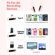 Wireless Lavalier Mic for iPhone, Android & PC (available in different sets) – view 7