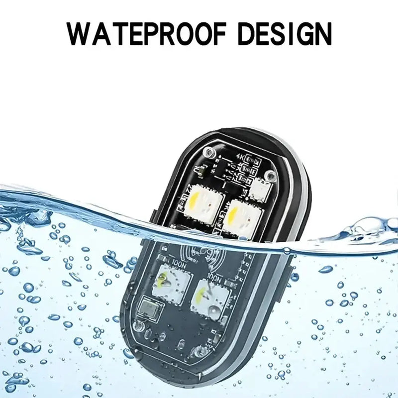 Wireless LED Strobe Lights – 8-Color Rechargeable Anti-Collision Warning Lights – view 5