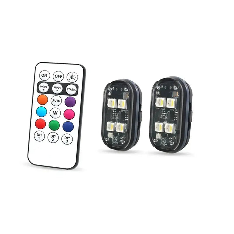 Wireless LED Strobe Lights – 8-Color Rechargeable Anti-Collision Warning Lights – view 10
