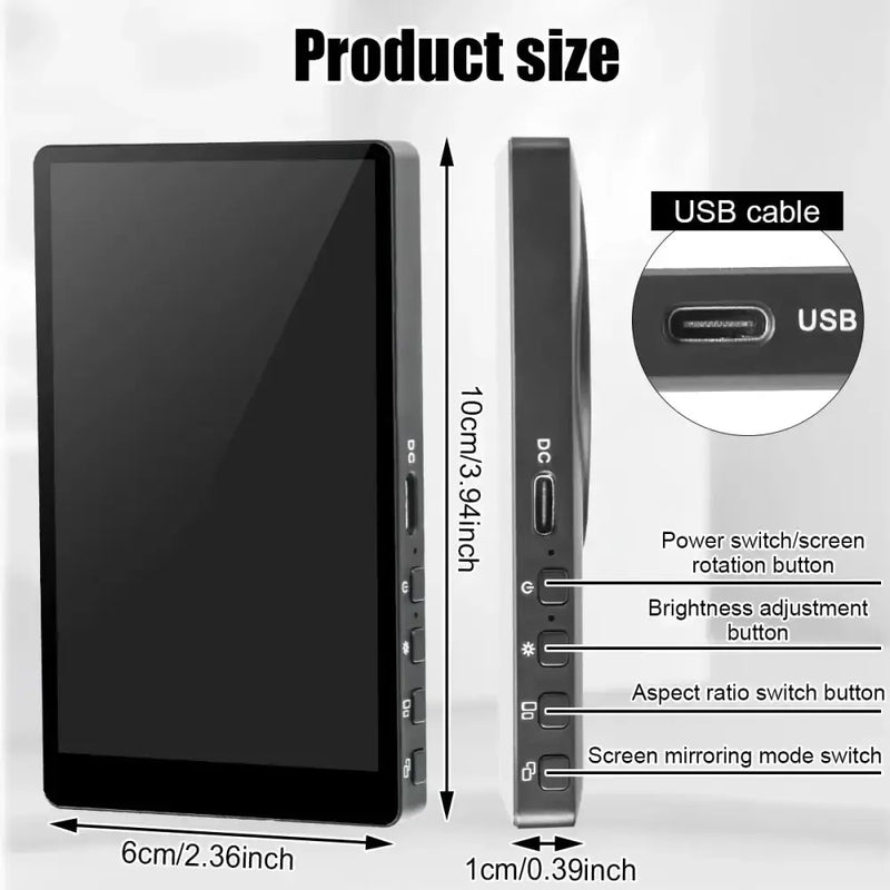 Habicare 9eight5 Wireless Selfie Monitor Screen for iPhone & Android Wireless Selfie Monitor Screen for iPhone & Android