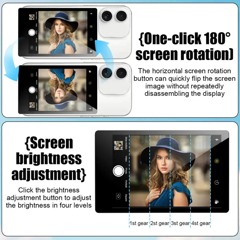 Habicare 9eight5 Wireless Selfie Monitor Screen for iPhone & Android Wireless Selfie Monitor Screen for iPhone & Android