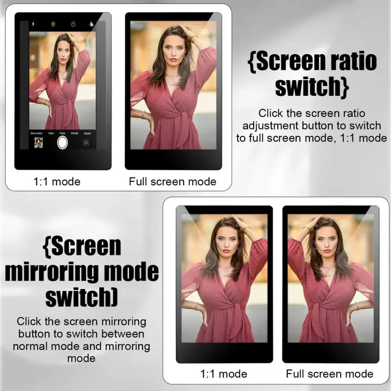 Habicare 9eight5 Wireless Selfie Monitor Screen for iPhone & Android Wireless Selfie Monitor Screen for iPhone & Android