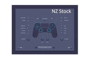 techplus PS4 Controller - Camouflage Blue Camouflage Blue PS4 Wireless Controller for PS4 Pro
