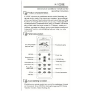 Habicare HBC Wireless Remote Control (Heat Pump / AC Unit) Universal AC Remote Control 1000 in 1 Habicare