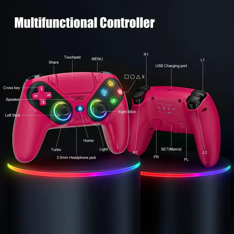 Wireless RGB Controller for PS5/PS5 Pro/PC (4 colours available) – view 6