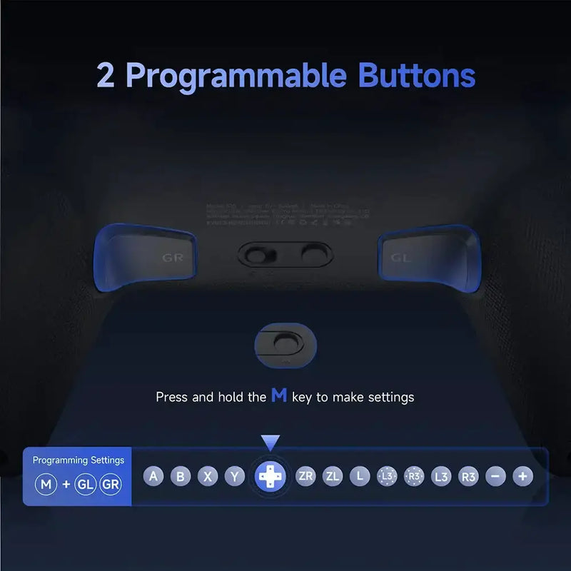 Wireless RGB Gamepad – Switch 2/PC/Phone/TV, NFC, Gyro (available in Black & White) – view 14