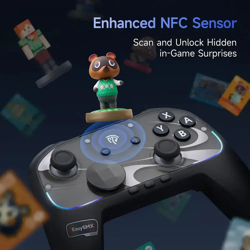 Wireless RGB Gamepad – Switch 2/PC/Phone/TV, NFC, Gyro (available in Black & White) – view 12