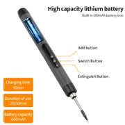 Habicare HBC Wireless Soldering Iron Set Habicare Wireless USB Soldering Iron Set