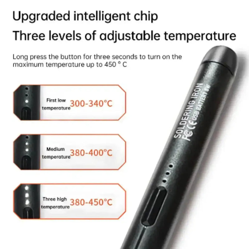 Habicare HBC Wireless Soldering Iron Set Habicare Wireless USB Soldering Iron Set