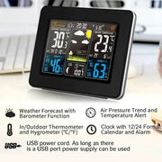 Habicare HBC Wireless Weather Station with LCD Display & Clock Wireless Weather Station with LCD Display & Clock