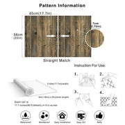 Habicare SS Wood Grain Peel & Stick Wallpaper (5 designs available) Wood Grain Peel & Stick Wallpaper (5 designs available)