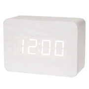 Wooden LED Digital Alarm Clock with Temperature Display & Night Light (4 colours available) – view 8