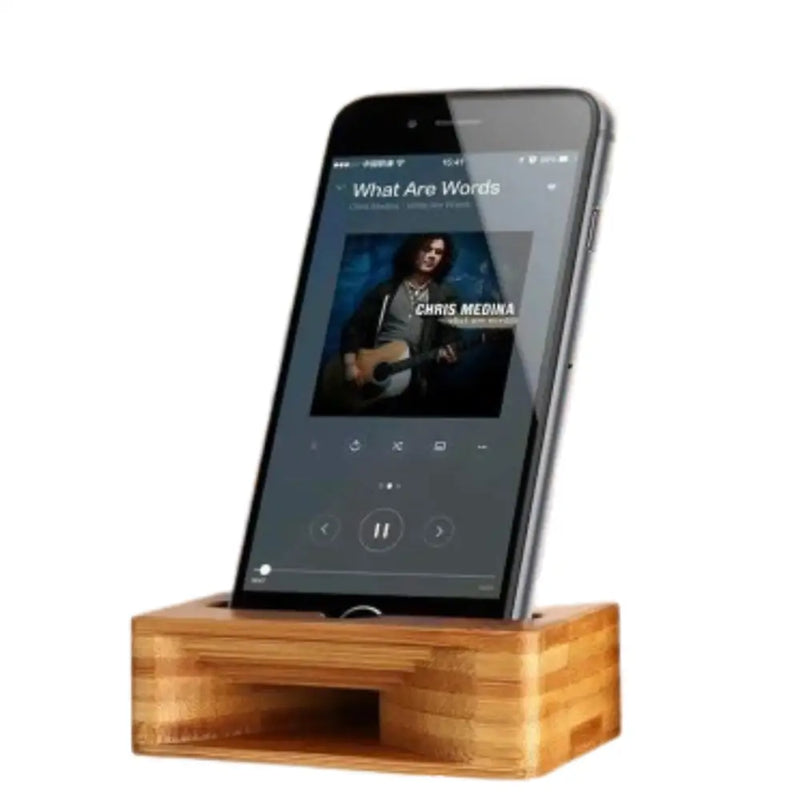 Habicare 9eight5 Wooden Phone Stand & Sound Amplifier Wooden Phone Stand & Sound Amplifier