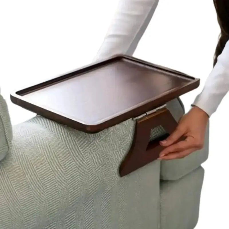 Habicare Wooden Sofa Armrest Tray Wooden Sofa Armrest Tray